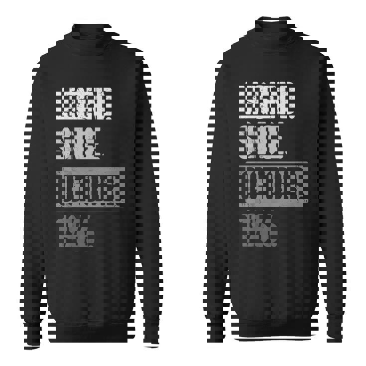 57歳の誕生日 ヴィンテージ レトロ 面白い 57歳 10月 1966 スウェットシャツ