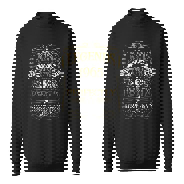 58 Birthday レディース メンズ ヴィンテージ 1965 レジェンド ファニー スウェットシャツ