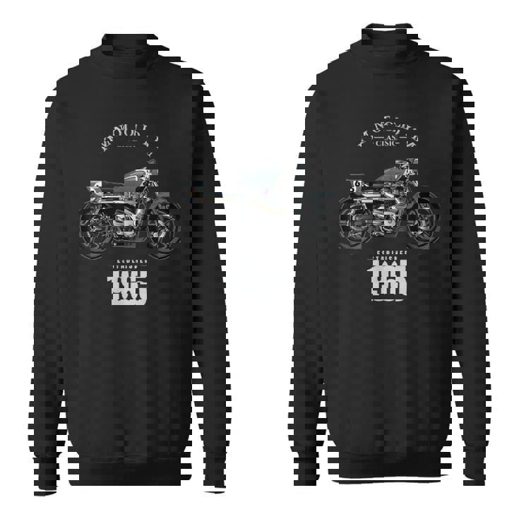 60 歳の誕生日男性オートバイ バイクに乗る人 1965 スウェットシャツ