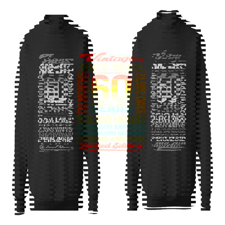 60歳 720ヶ月 すごい生まれ 1965年 60歳の誕生日 スウェットシャツ