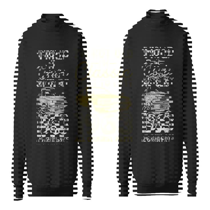 62 歳の誕生日、1963 年以来、クラシックカー、62 歳 スウェットシャツ