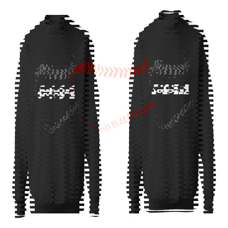 6432 ダブルプレー野球選手ギフト野球格言 スウェットシャツ