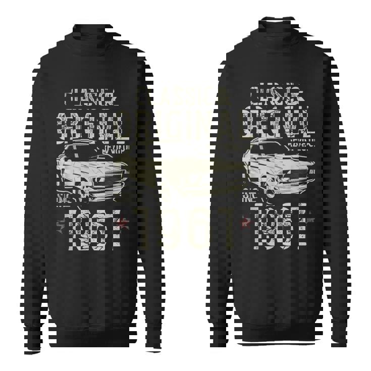 64歳の誕生日 1961年クラシックカー スウェットシャツ