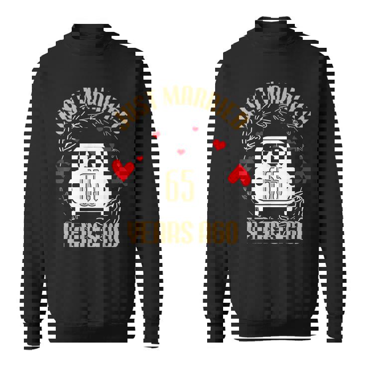 65Th Wedding Anniversary Couples Just Married 65 Years Sweatshirt