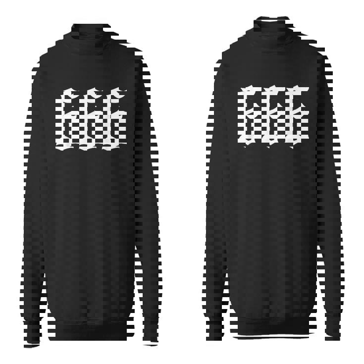 666 獣の数 悪魔のシンボル スウェットシャツ