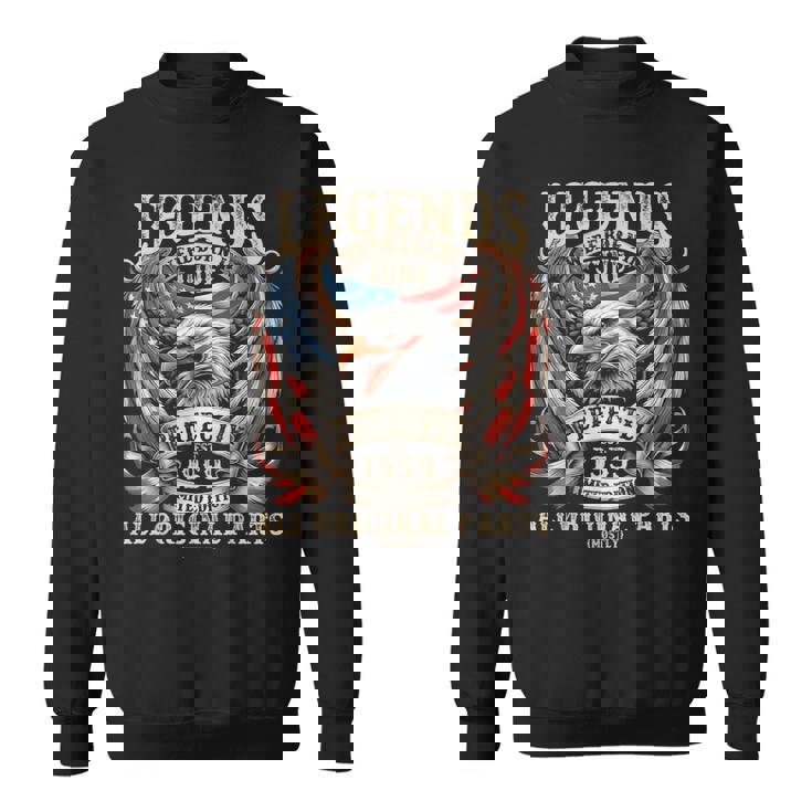 66歳の誕生日プレゼント 男性用 1959年6月 66歳 面白い スウェットシャツ