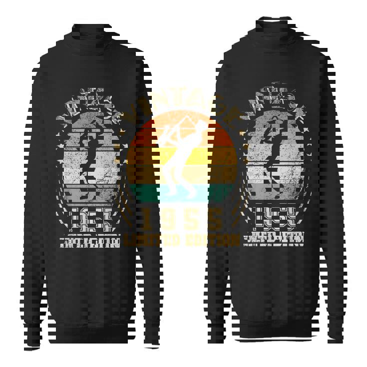 67歳の誕生日ギフト サックスプレーヤー 1955 ジャズミュージック スウェットシャツ