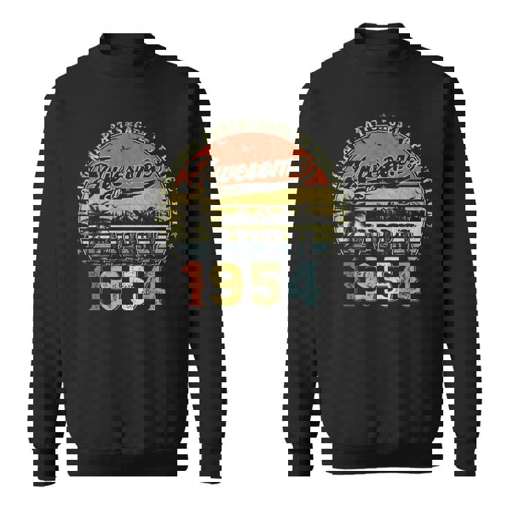 70歳 誕生日プレゼント 男性用 1954年4月 誕生日 ヴィンテージ スウェットシャツ