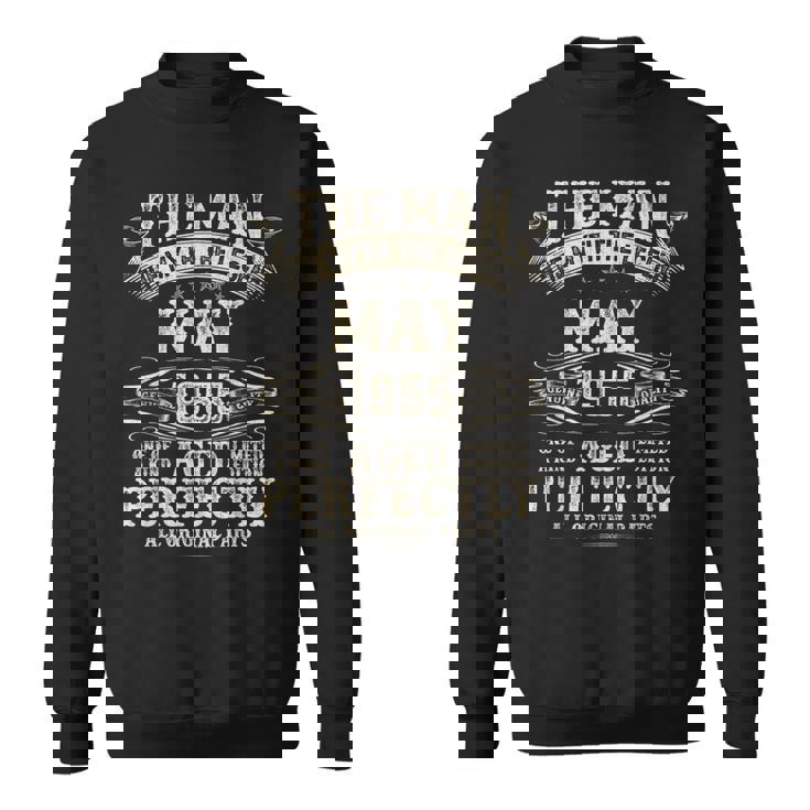 70歳の誕生日プレゼント 男性用 70歳 5月 1955年 スウェットシャツ