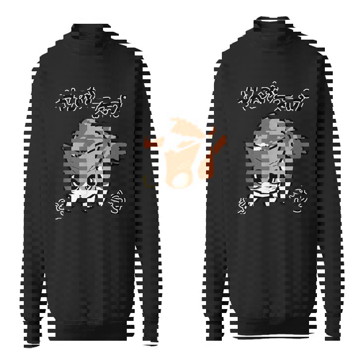 7Cats やんのかステップねこ（三毛猫ver） スウェットシャツ