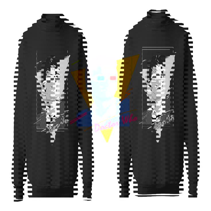 80年代テナントレトロタイムトラベラーsfファン。 スウェットシャツ