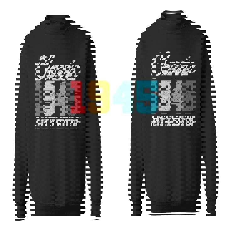 80歳クラシック1945年限定版レトロ80歳の誕生日 スウェットシャツ