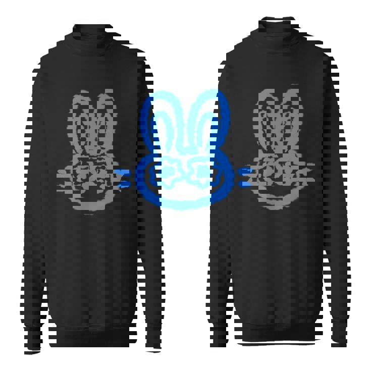 90S Y2k 泣いているウサギ うさぎは星空の下で悲しい スウェットシャツ