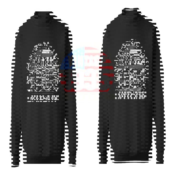 90Th Birthday Vintage 1935 90 Years Old Usa Flag Sweatshirt