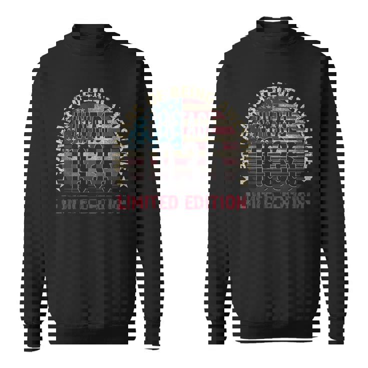 90Th Birthday Vintage Born 1935 Turning 90 Year Old Sweatshirt