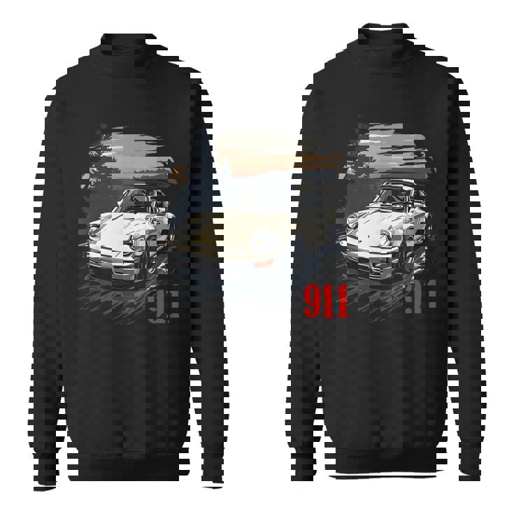 911ターボレトロヴィンテージ964カークラシック自動車トラック。 スウェットシャツ