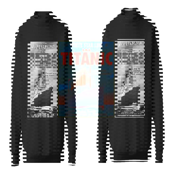 A 1912 ヴィンテージ タイタニック 航海船 クルーズ船 スウェットシャツ