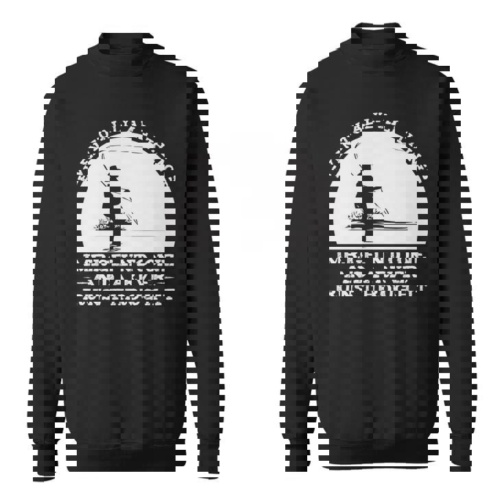 A River Runs Through It フライフィッシング 長袖tシャツ スウェットシャツ