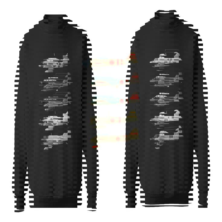 A6mゼロ日本ww2戦闘機 スウェットシャツ