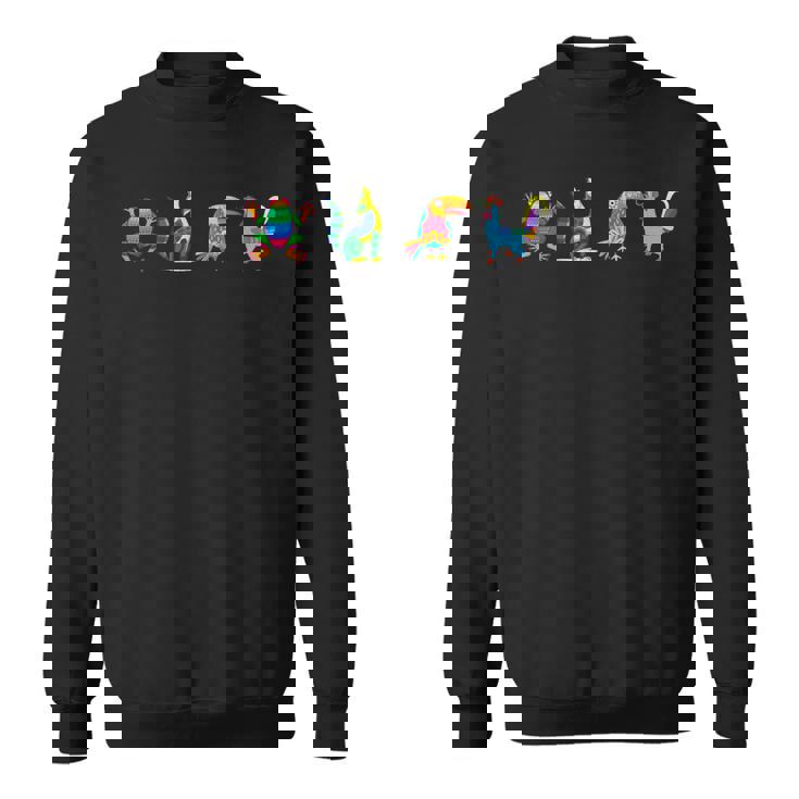 Alebrijes 動物 生き物 メキシコ 民芸品 スウェットシャツ