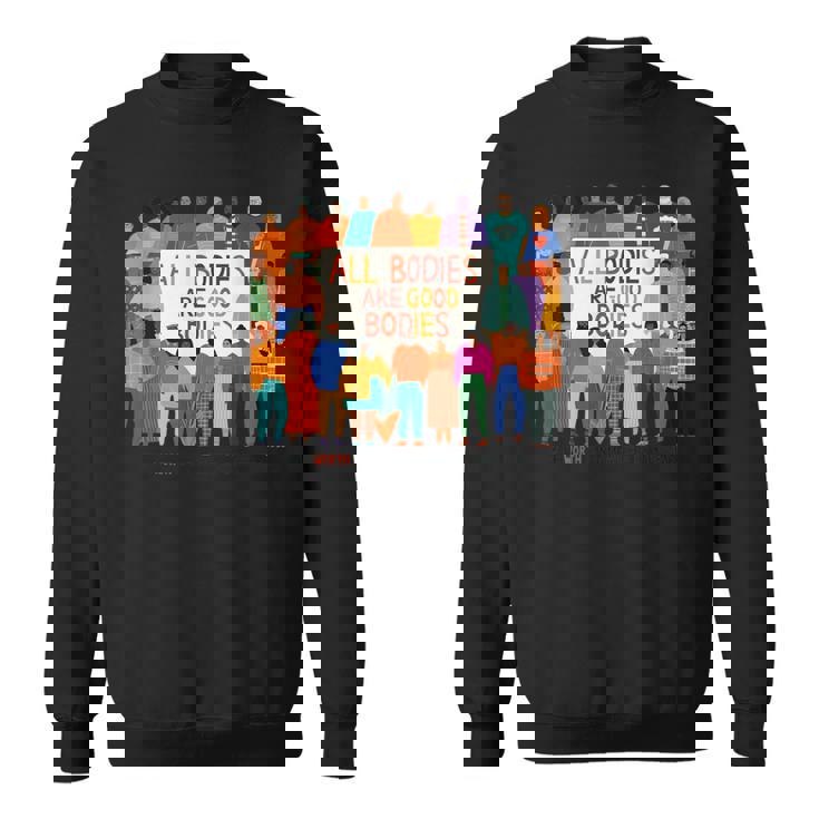 All Bodies Are Good Bodies – Body Positive – Italyデザイン スウェットシャツ
