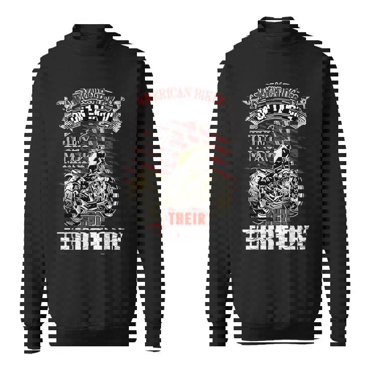 American Bikes Don't Leak Oil バイカーファンロッカーバイク スウェットシャツ