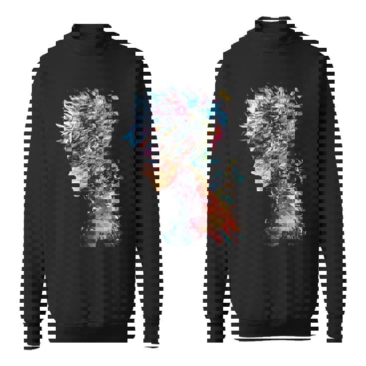 Anime Manga Motivo Arte Colorata Anime Felpa Novitaregali