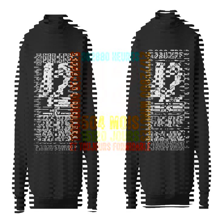 Anniversaire 42 Ans Cadeau Homme 42 Ans Anniversaire Sweater e
