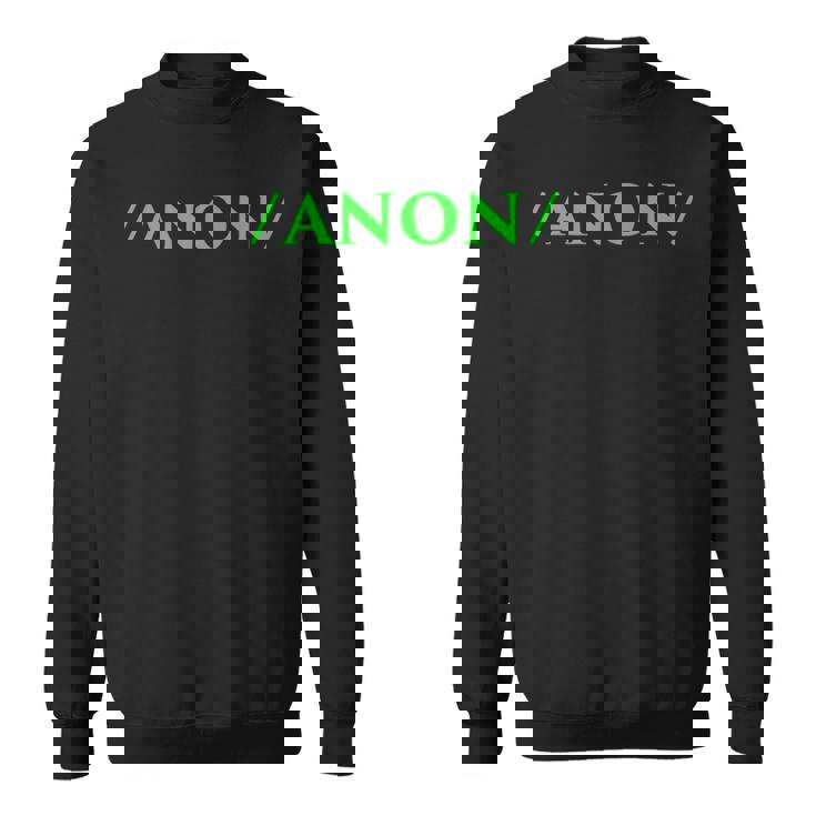 Anon Anonymous Onymous Online Lurk プロフィール ソーシャルメディア スウェットシャツ