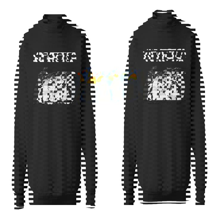 Antarctica Pinguins Birds Poleouth Antarctic Experience スウェットシャツ