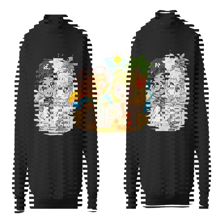 Apt Buddiesummeribes – ビーチサイドファンアドベンチャー スウェットシャツ