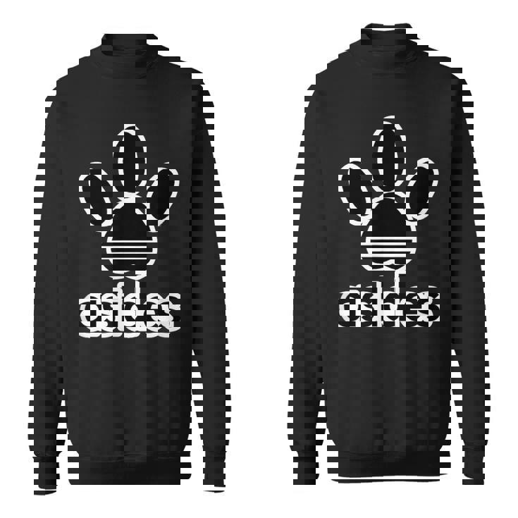 Asides アシデス Asides 足です。肉球です。【変なtシャツ屋さん】スポーツ ブランド パロディ 面白デザイン スウェットシャツ