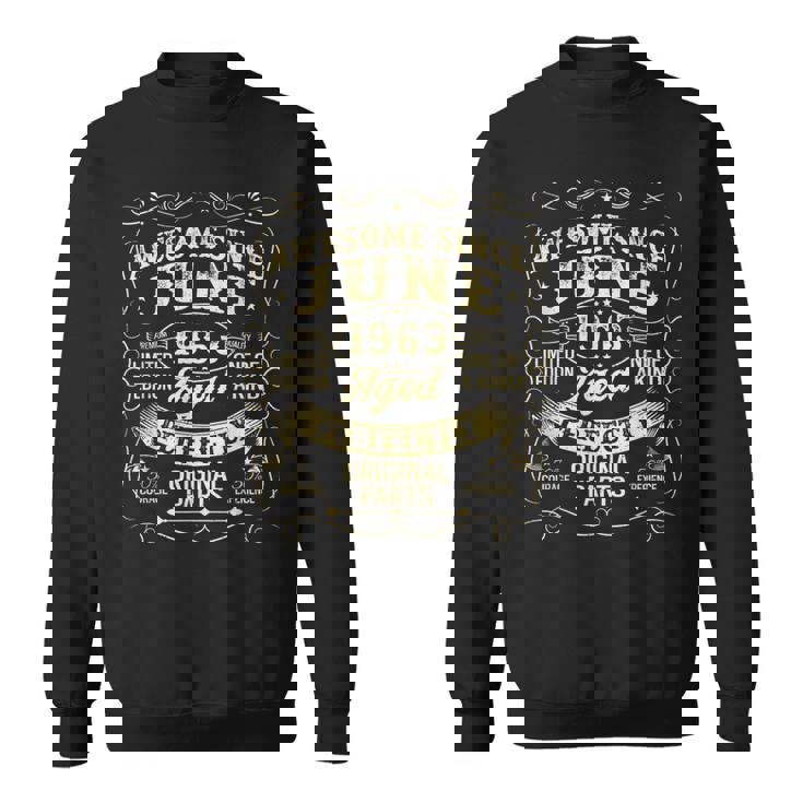 Awesomeince June 1963 Year Of Birth Birthday 1963Intage スウェットシャツ