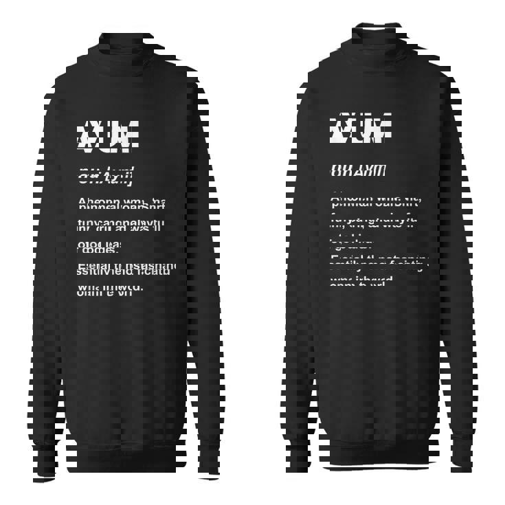 Ayumi 歩美 スウェットシャツ