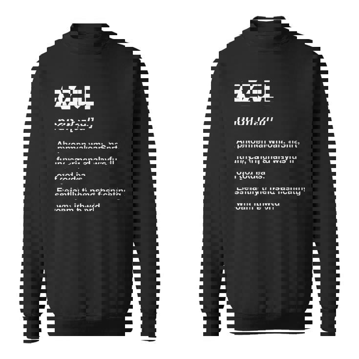 Azul 名前 スウェットシャツ