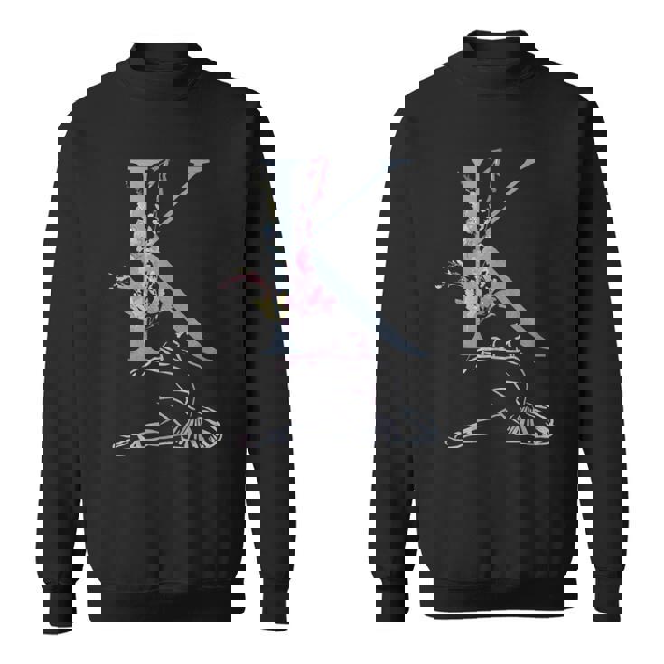 Balla バレエ ダンス イニシャル 名前 K Dance モノグラム バレエ スウェットシャツ