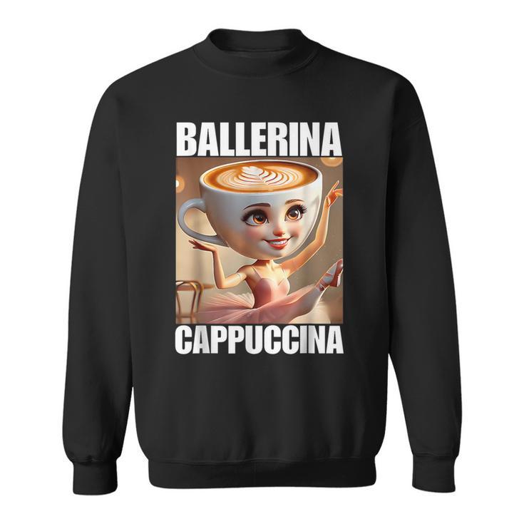 thumbnail image 2 of Ballerina Cappuccina - Italian Brainrot - Dětská Mikina S Kapucí 2 of 14