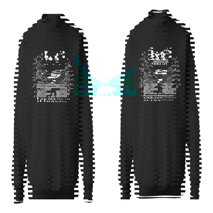 Banff National Park Lake Louise Alberta Canada Bärenberg スウェットシャツ