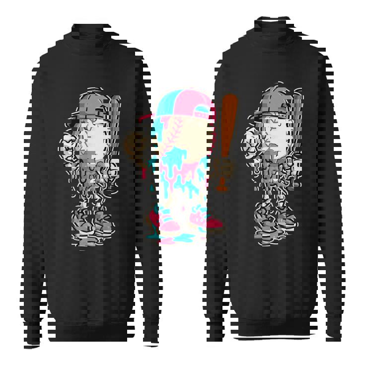 Baseball Drip For Boys Ice Cream Drip Baseball Sweatshirt Baseball Drip For Boys Ice Cream Drip Baseball Sweatshirt