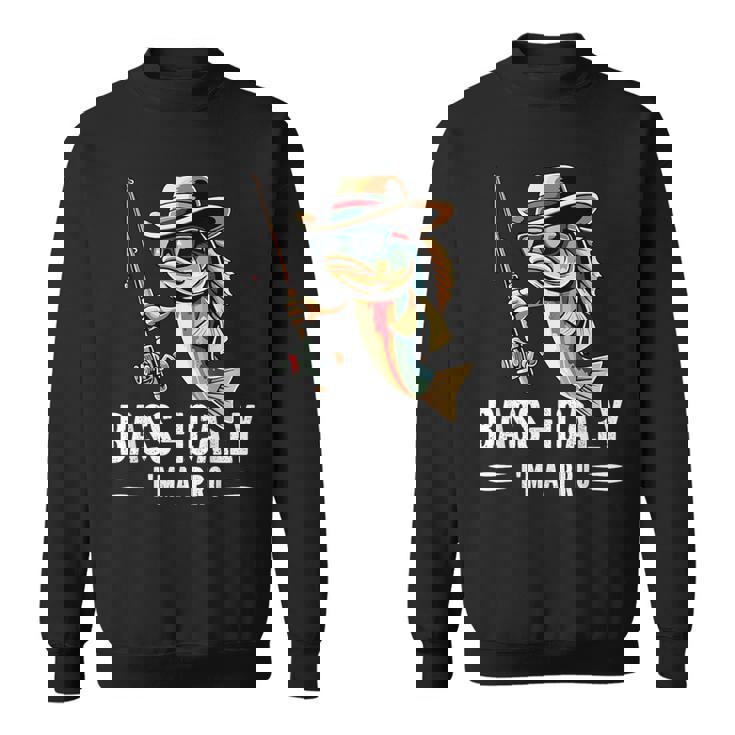 Bass-Ically I'm A Pro バスフィッシングアパレル メンズ キッズ スウェットシャツ