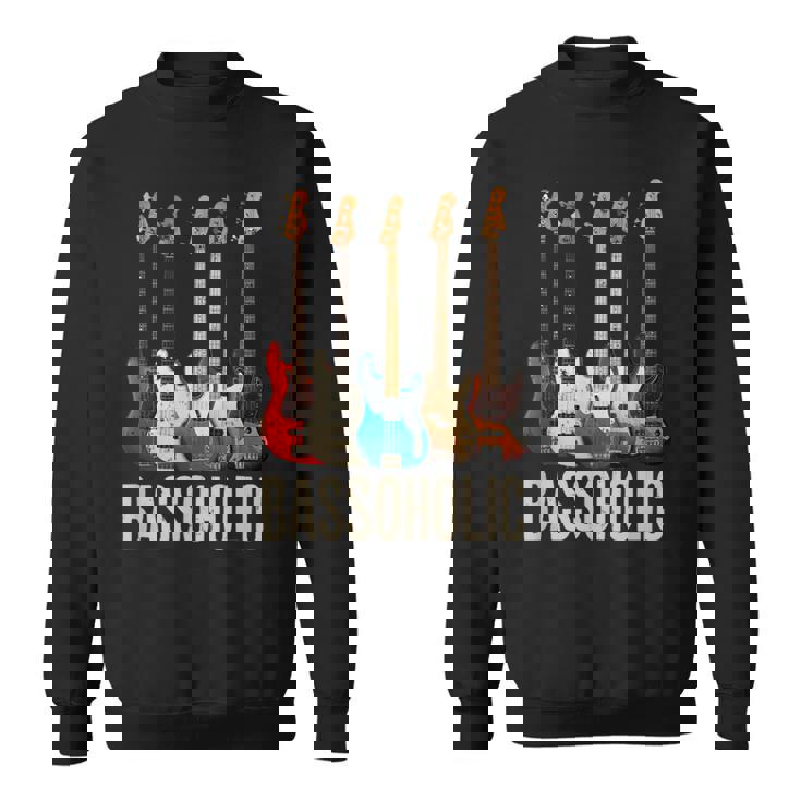 Bassoholic ベースギタープレーヤーのベーシストのコレクターのためのギフトbass スウェットシャツ