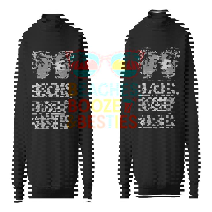 Beaches Booze Besties 夏休み 旅行 ギフト スウェットシャツ