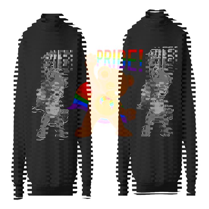 Bear I Lgbtq Flag I レインボー フラッグ I Gay Pride スウェットシャツ