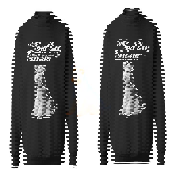 Best Dog Dad Ever ワイヤーフォックステリア スウェットシャツ