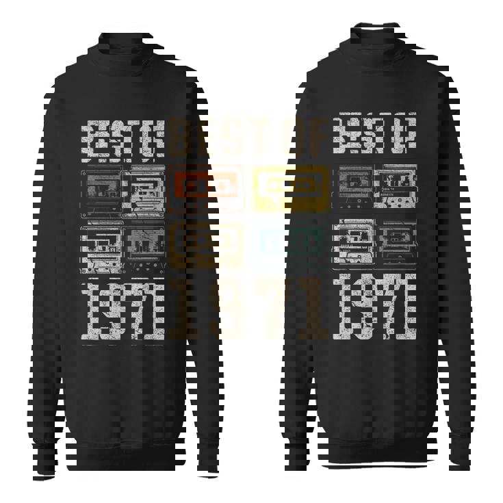 Best Of 1971 カセットテープ・レトロ 54歳の誕生日 スウェットシャツ