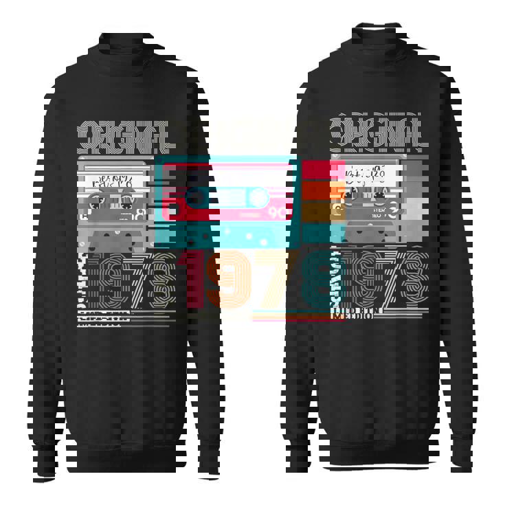 Best Ofintage 1978 45歳の誕生日ギフト メンズ カセット スウェットシャツ