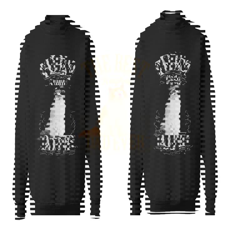 メンズ Best Ragdoll Dad Ever ラグドールキャットギフト レトロビンテージ スウェットシャツ