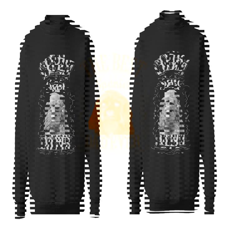 メンズ Bestpaniel Dad Ever アメリカンコッカースパニエル 犬 ビンテージ スウェットシャツ