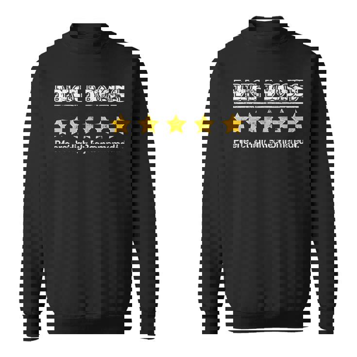 メンズ Big Boss 5Tar Reviewお父さんへの完璧な面白いギフト スウェットシャツ