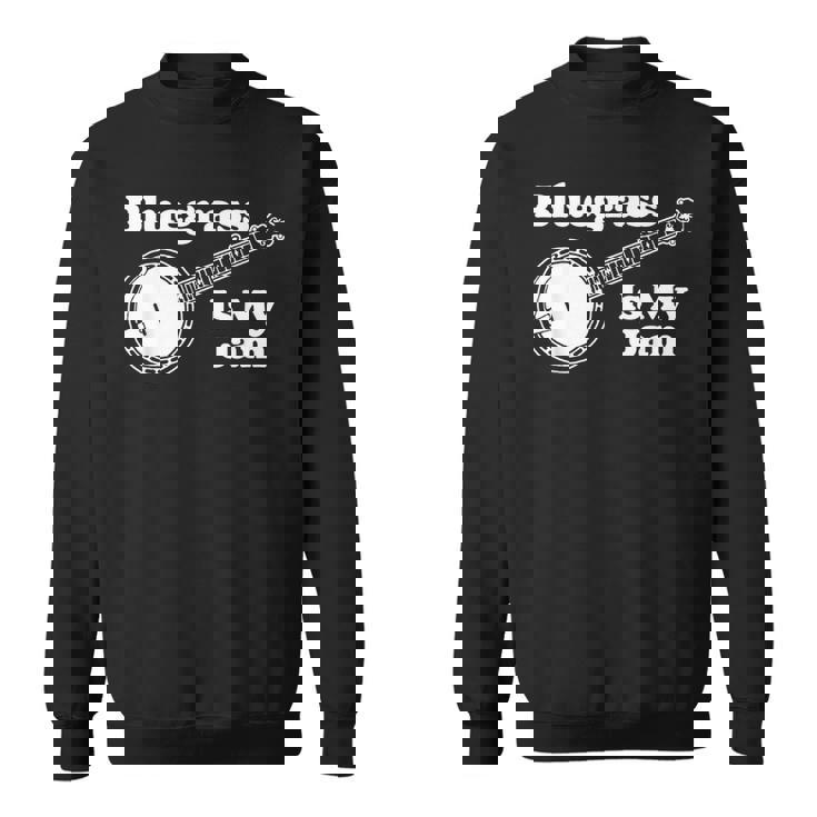 Bluegrass Is My Jam Banjo Musicintage Graphic スウェットシャツ